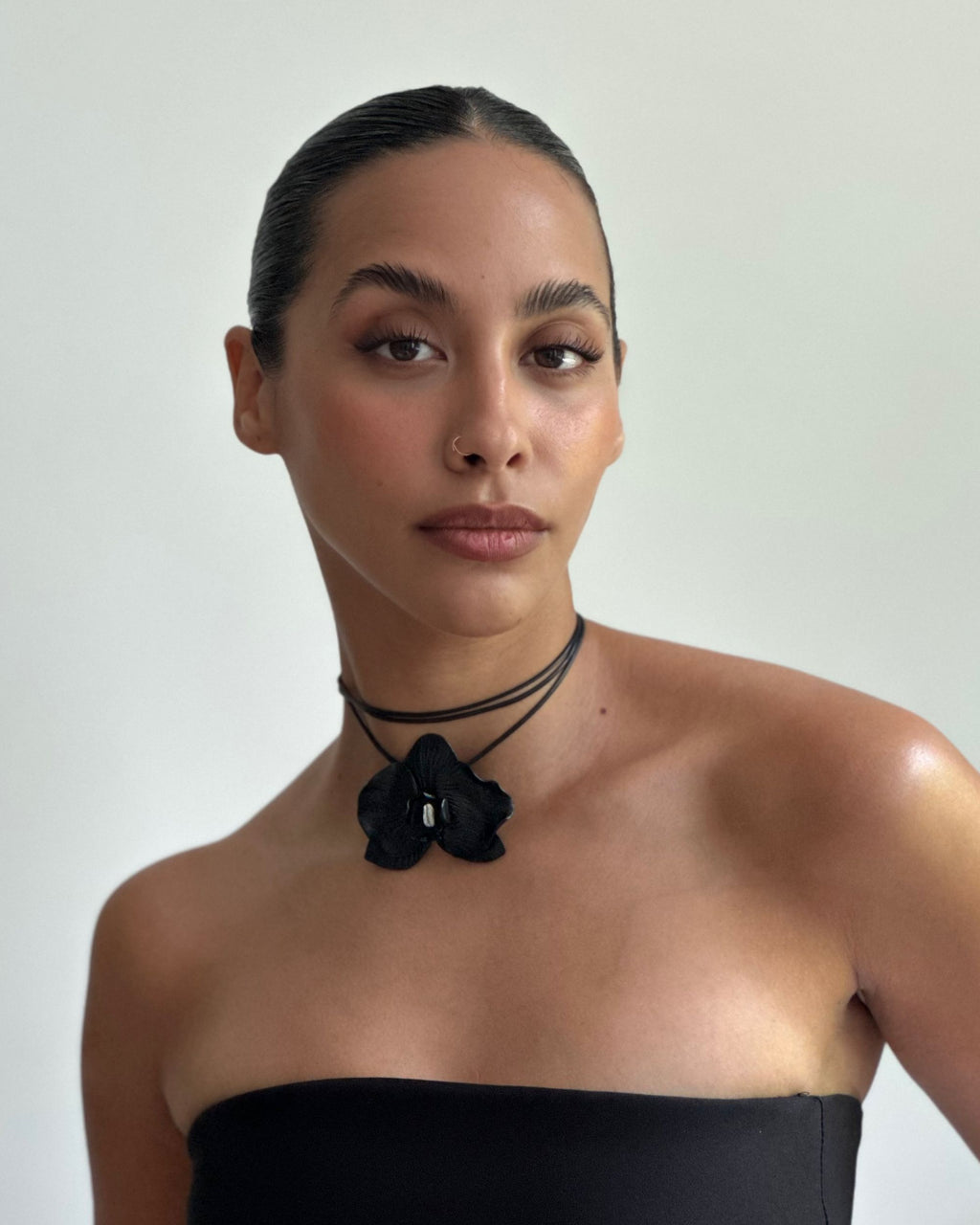 Orchid Choker Necklace