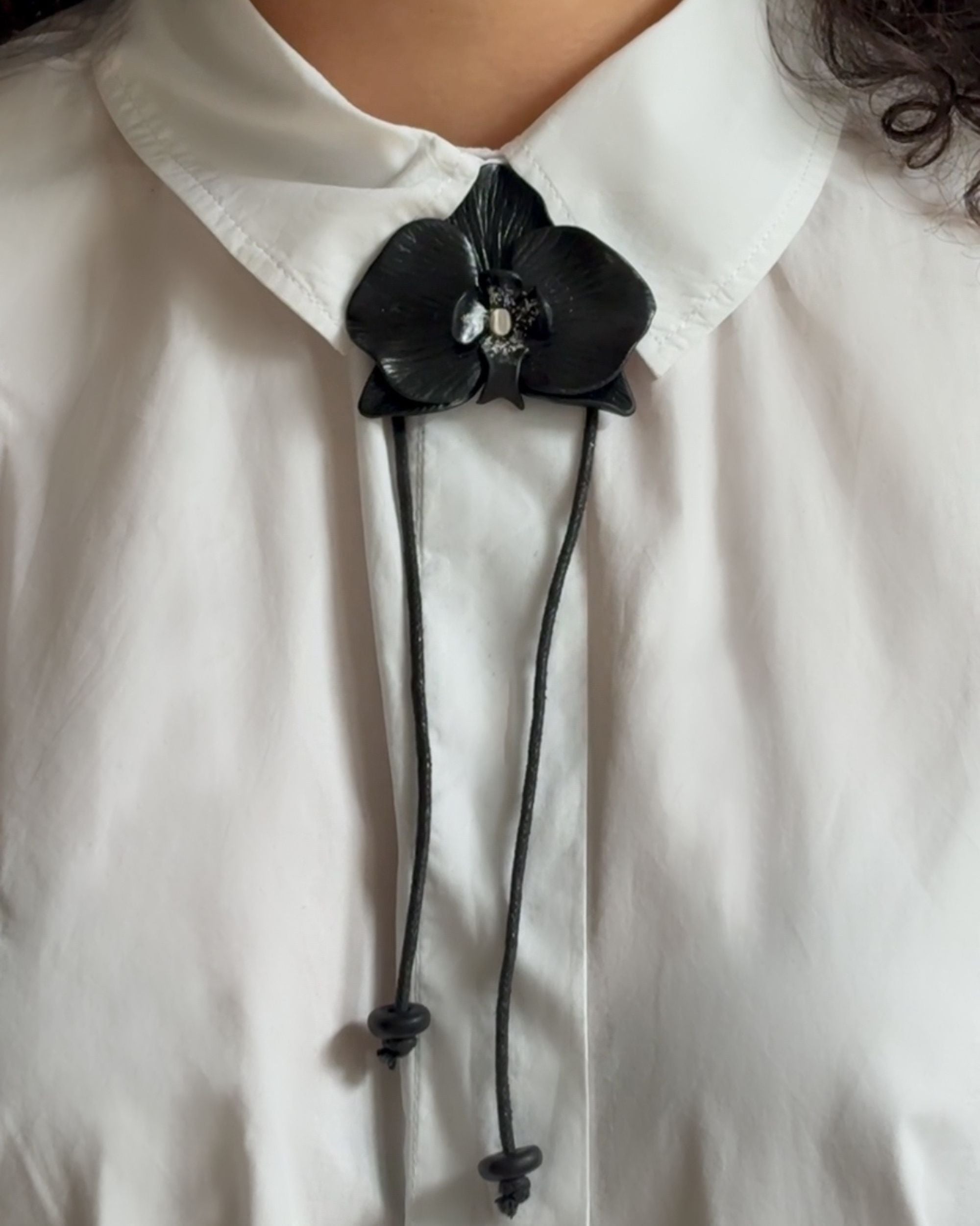 Orchid Choker Necklace