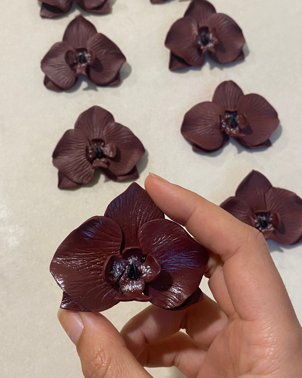 Orchid Choker Necklace