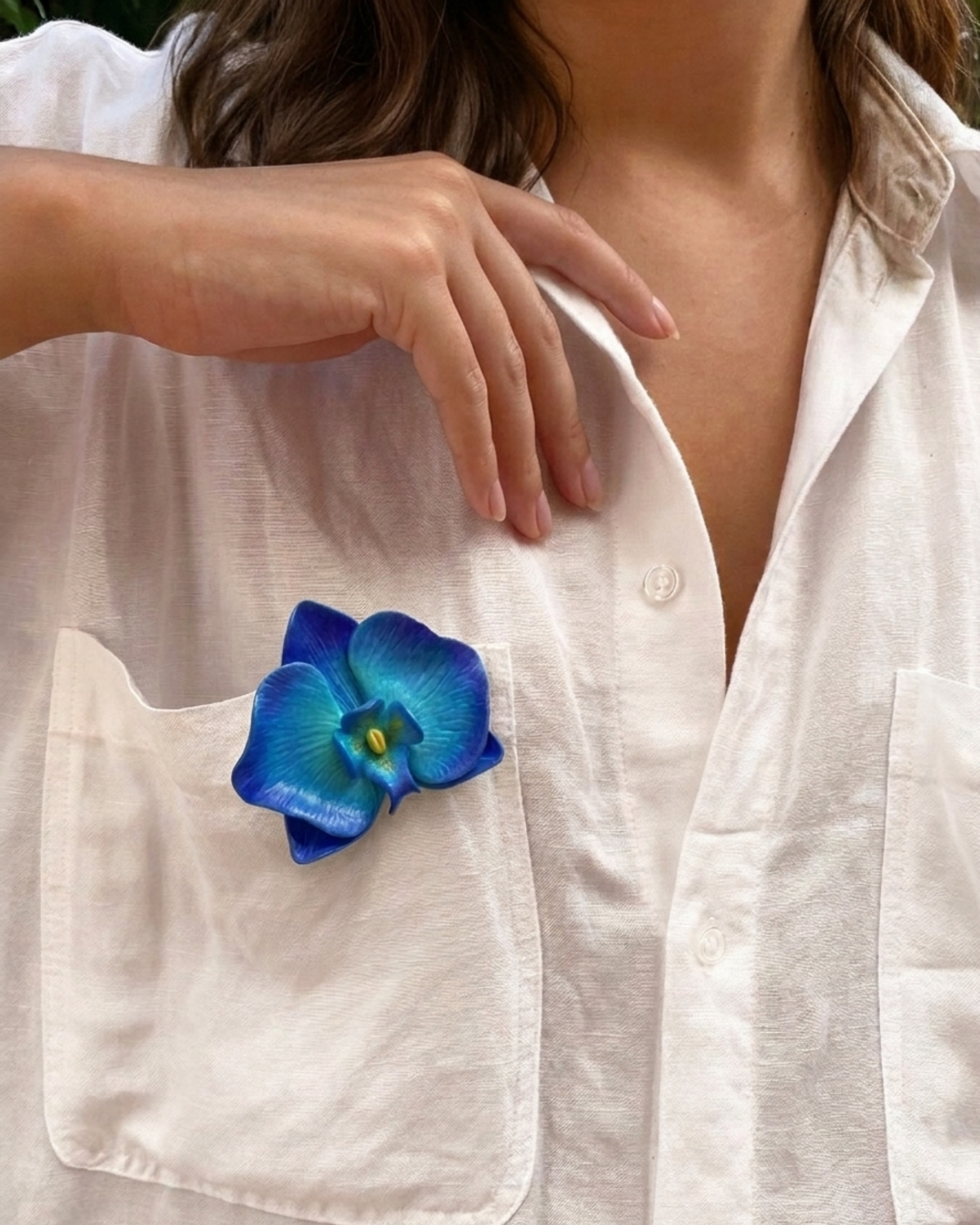 Orchid Brooch