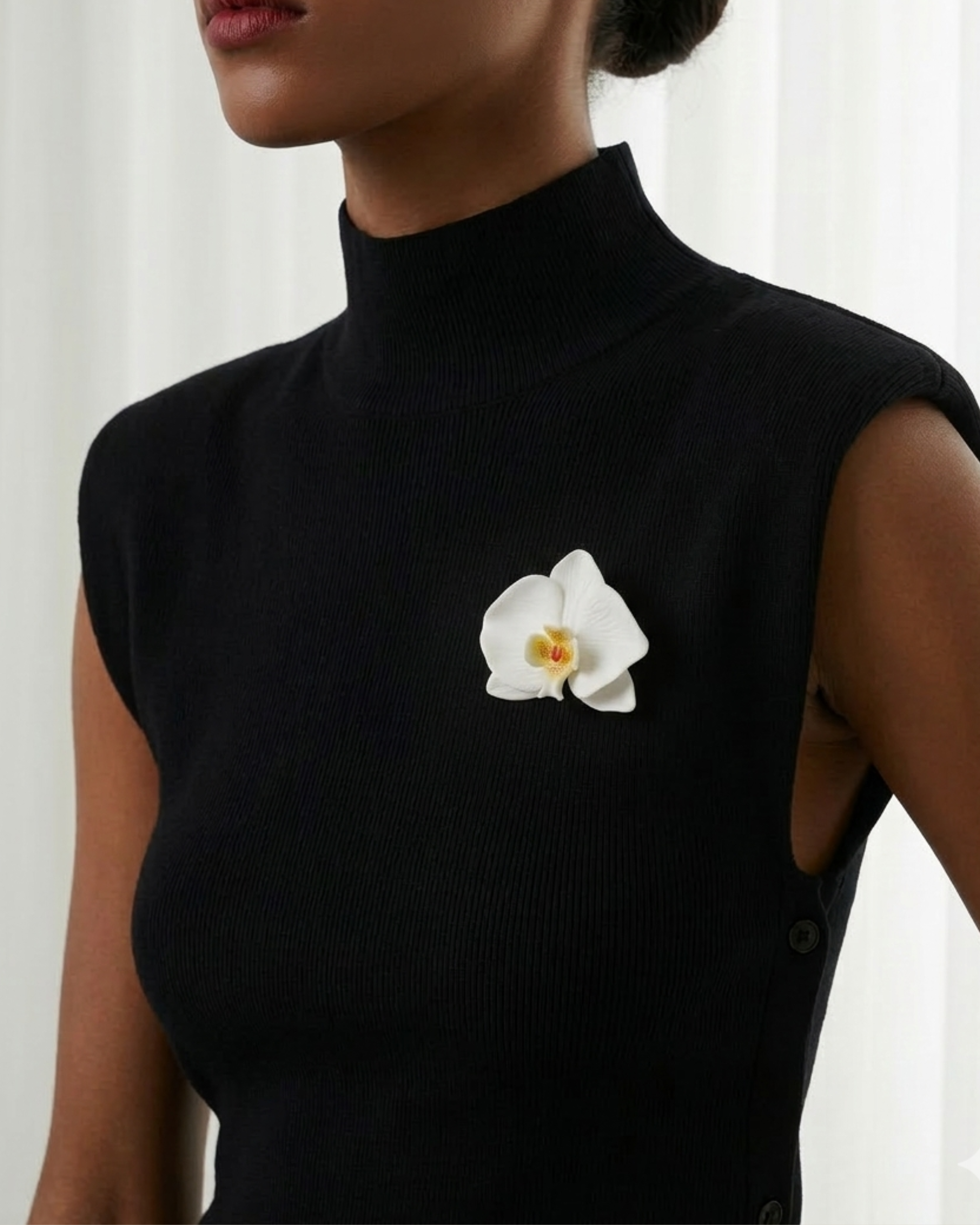 Orchid Brooch