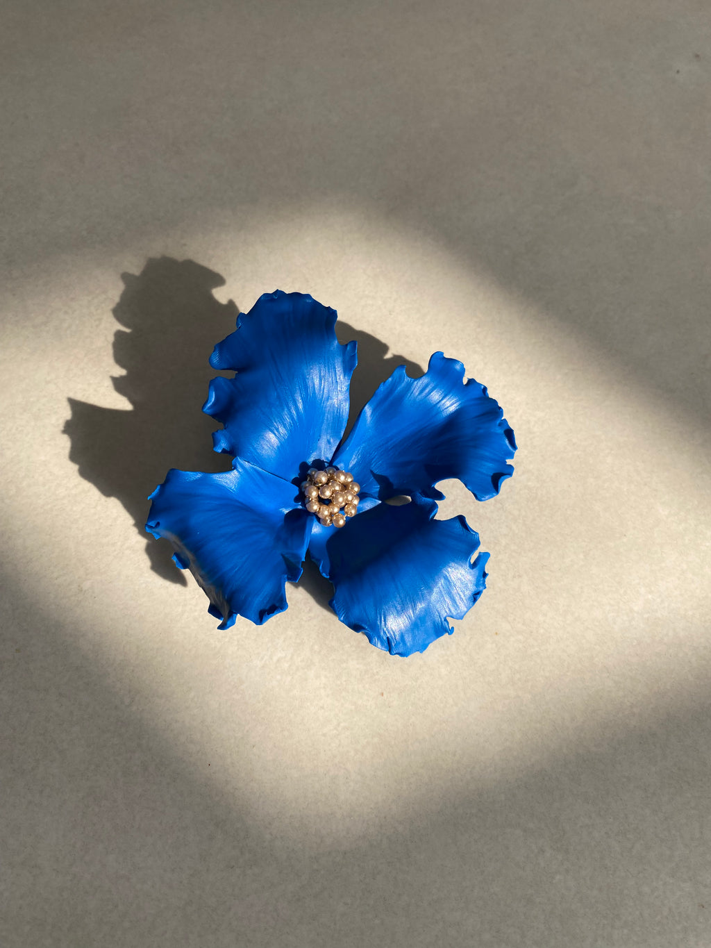 Blue Lily Earrings
