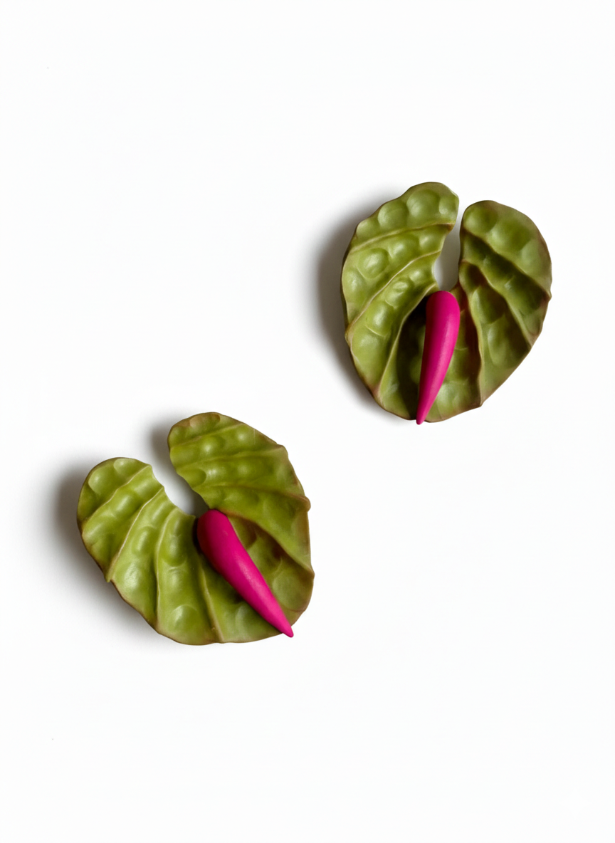 Anthurium Earrings
