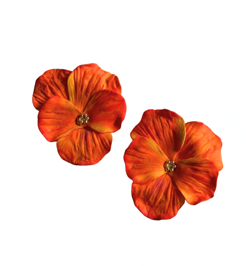 Orange Blossom Earrings