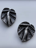 Metallic Anthurium Earrings
