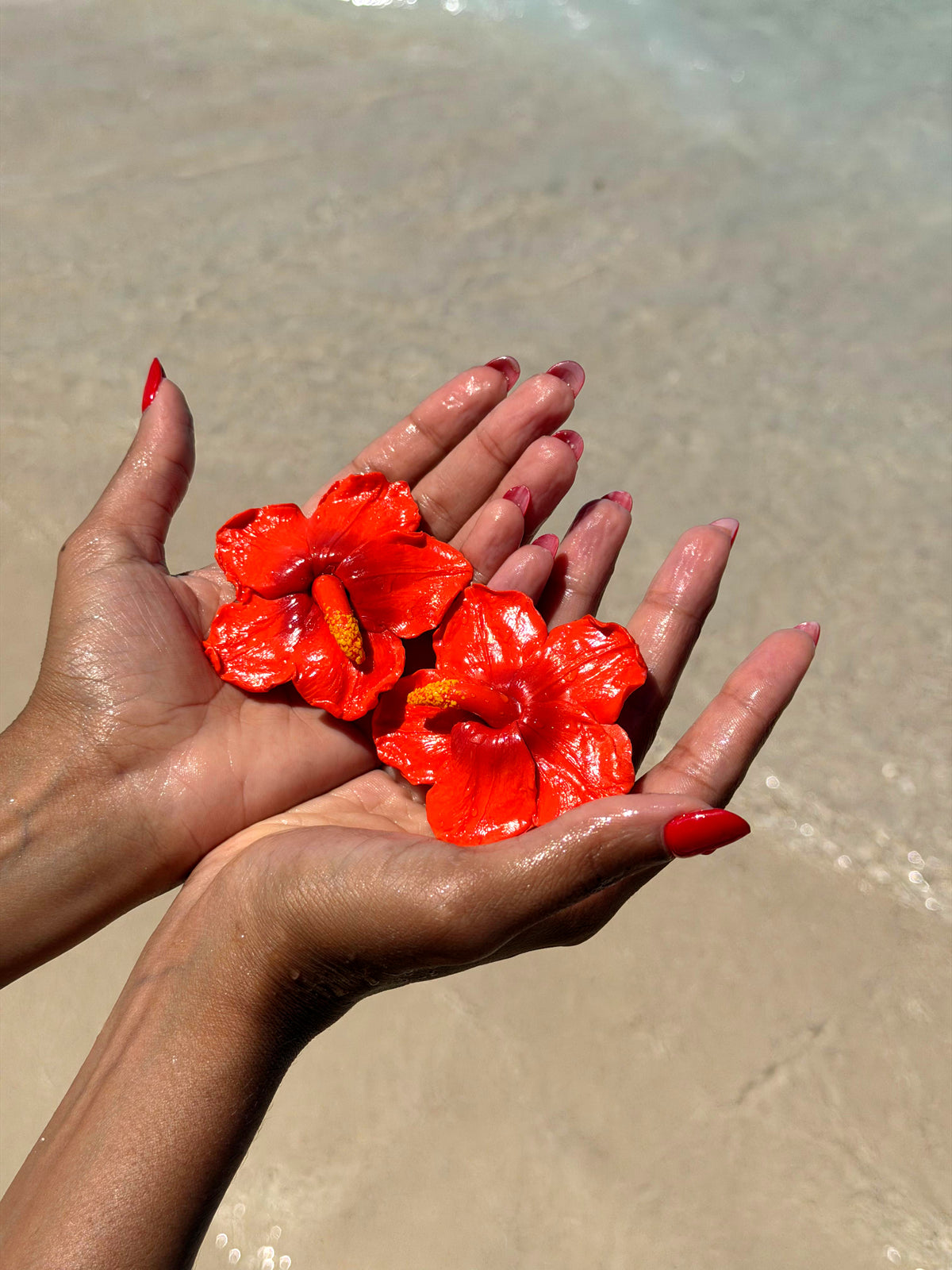 Hibiscus Earrings
